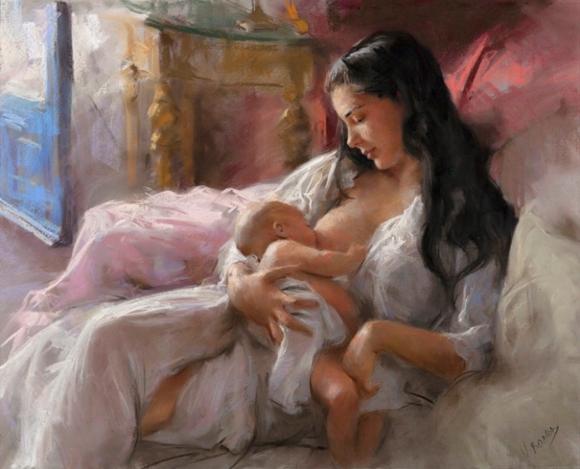 15 pinturas que exponen el tierno alma femenina