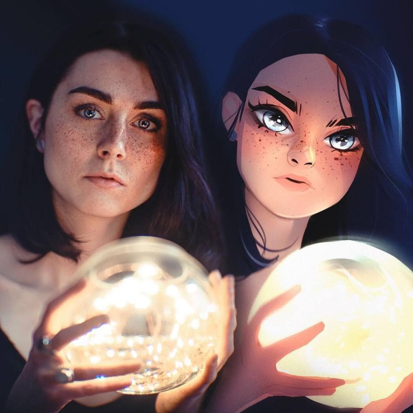 16 artists conducted an unusual experiment with portraits of a French photographer 16 artists conducted an unusual experiment with portraits of a French photographer