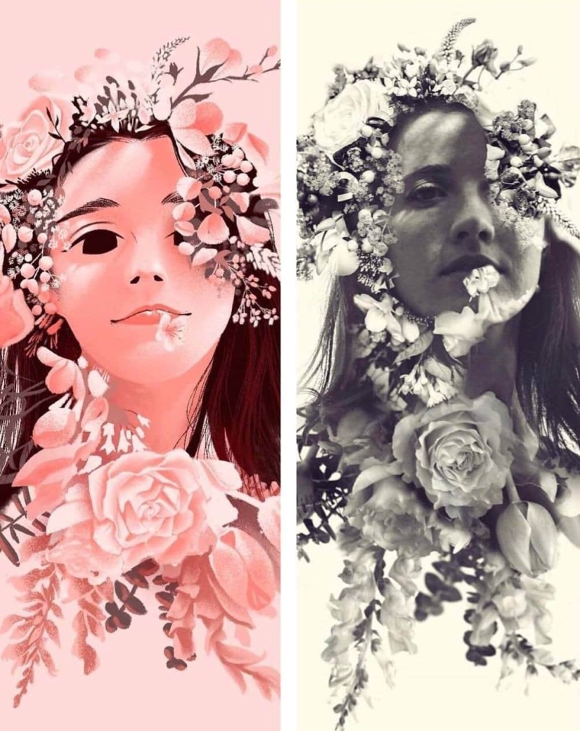 16 artists conducted an unusual experiment with portraits of a French photographer 16 artists conducted an unusual experiment with portraits of a French photographer