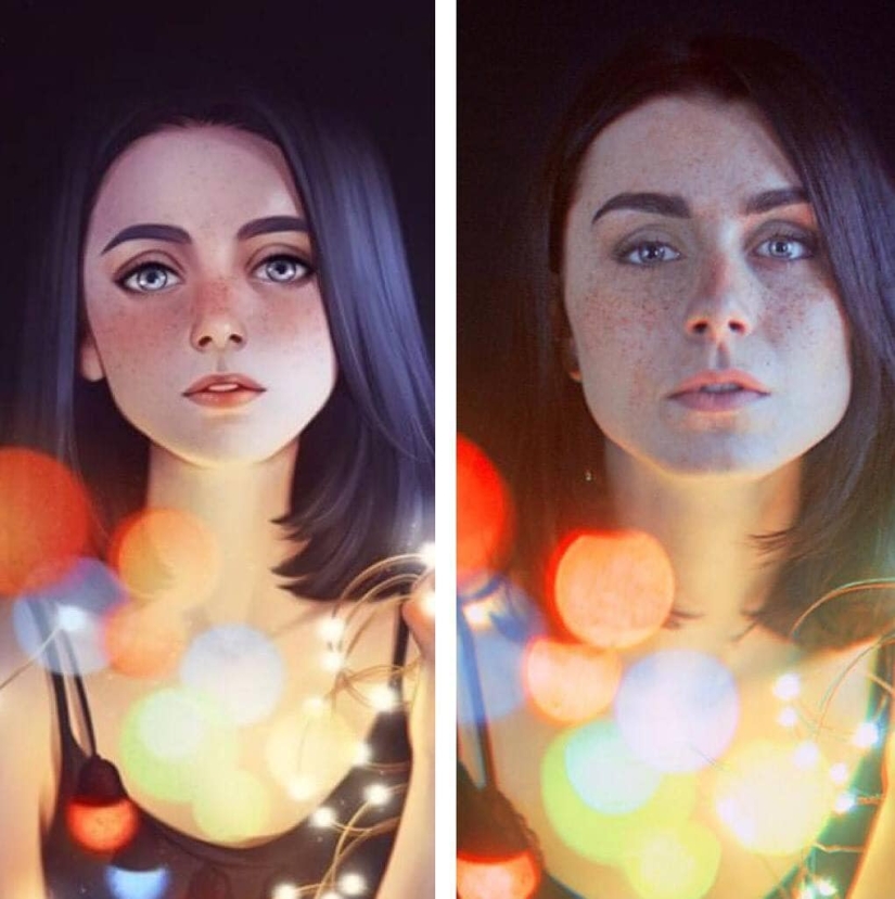 16 artists conducted an unusual experiment with portraits of a French photographer 16 artists conducted an unusual experiment with portraits of a French photographer