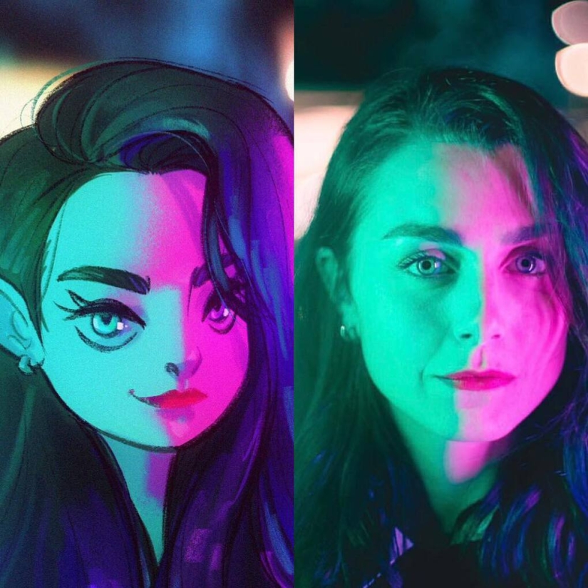 16 artists conducted an unusual experiment with portraits of a French photographer 16 artists conducted an unusual experiment with portraits of a French photographer