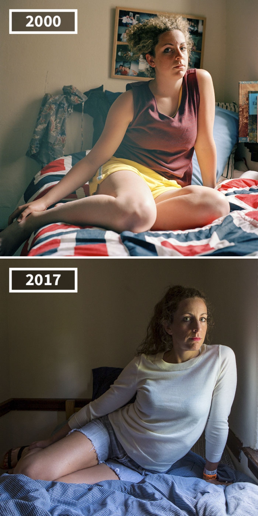 17 años después: el fotógrafo utiliza el ejemplo de los amigos para mostrar cómo las personas crecen de diferentes maneras