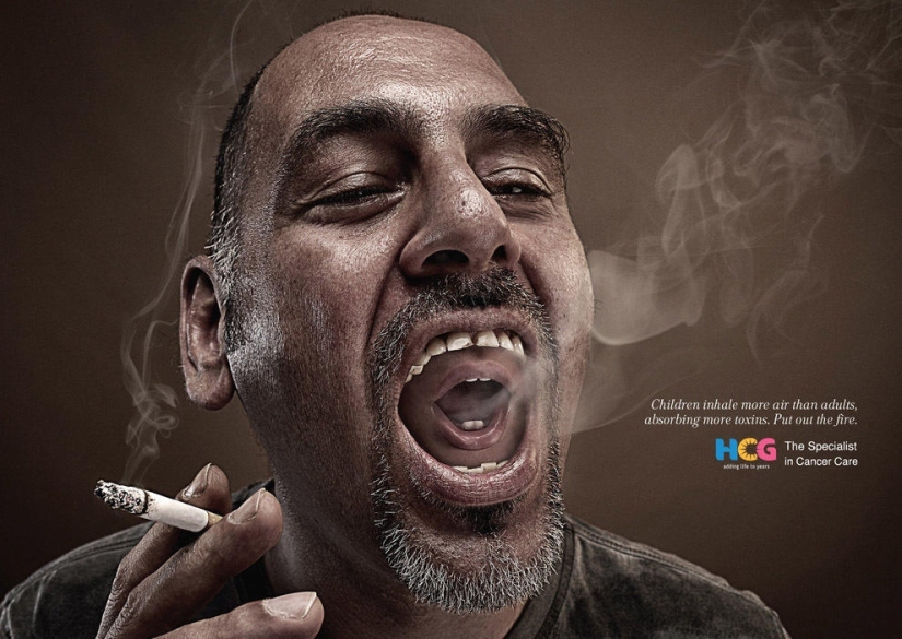 18 obras maestras de la publicidad antitabaco de todo el mundo