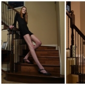 19-year—old Macy Karrin is the owner of the longest legs in the world