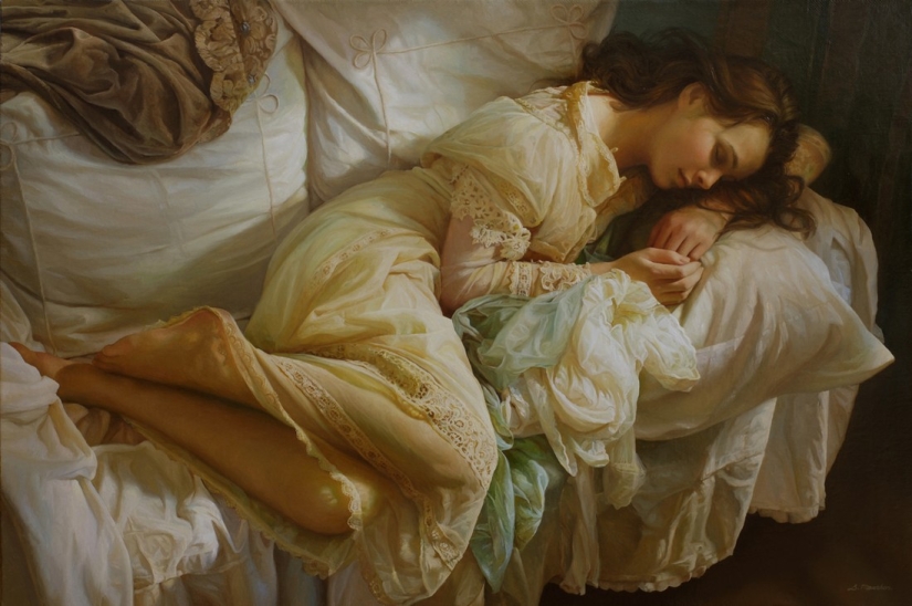 20 amazingly realistic paintings celebrating female beauty and charm
