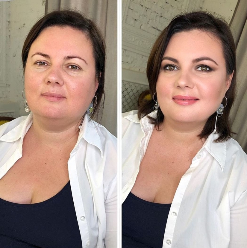 20 chicas antes y después del maquillaje que visitaron a un maquillador de Moscú y se volvieron aún más hermosas