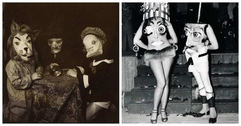20 disfraces de Halloween extraños y ridículos de fotos antiguas