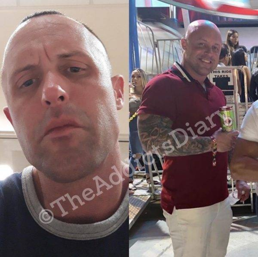 20 fotos de personas "antes y después" de cómo lograron hacer frente a la adicción 20 fotos de personas "antes y después" de cómo lograron hacer frente a la adicción