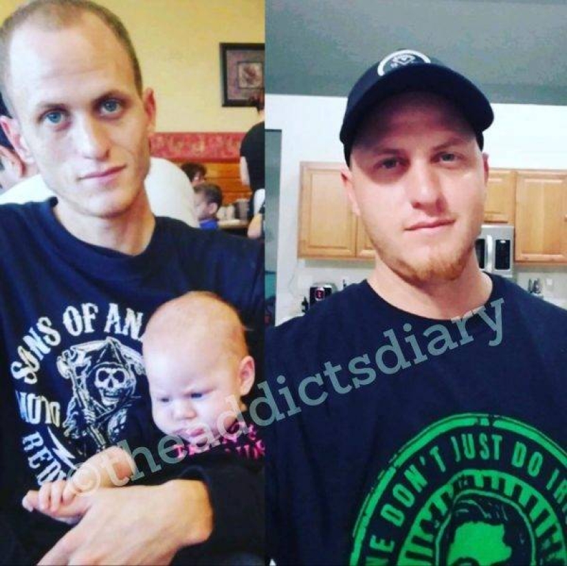 20 fotos de personas "antes y después" de cómo lograron hacer frente a la adicción 20 fotos de personas "antes y después" de cómo lograron hacer frente a la adicción