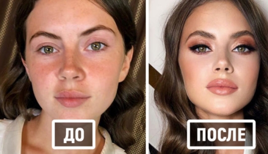 20 girls before and after makeup who visited a Moscow makeup artist and became even more beautiful