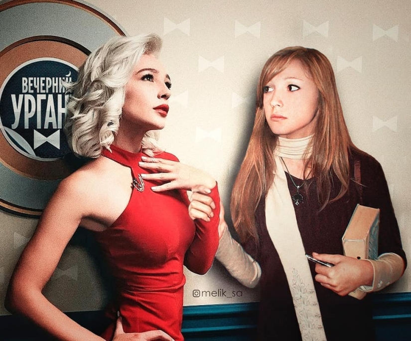 20 obras del maestro de photoshop: estrellas nacionales en la compañía con una versión joven de sí mismos 20 obras del maestro de photoshop: estrellas nacionales en la compañía con una versión joven de sí mismos
