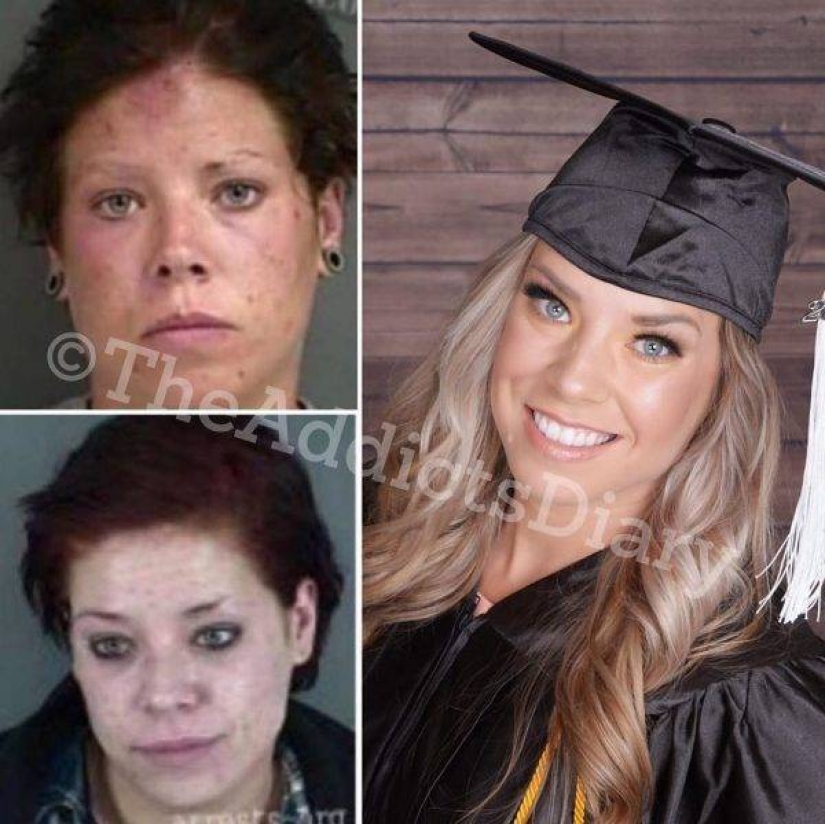 20 photos of people "before and after" how they managed to cope with addiction 20 photos of people "before and after" how they managed to cope with addiction