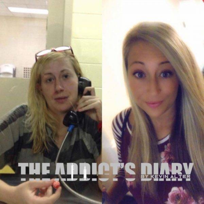 20 photos of people "before and after" how they managed to cope with addiction 20 photos of people "before and after" how they managed to cope with addiction