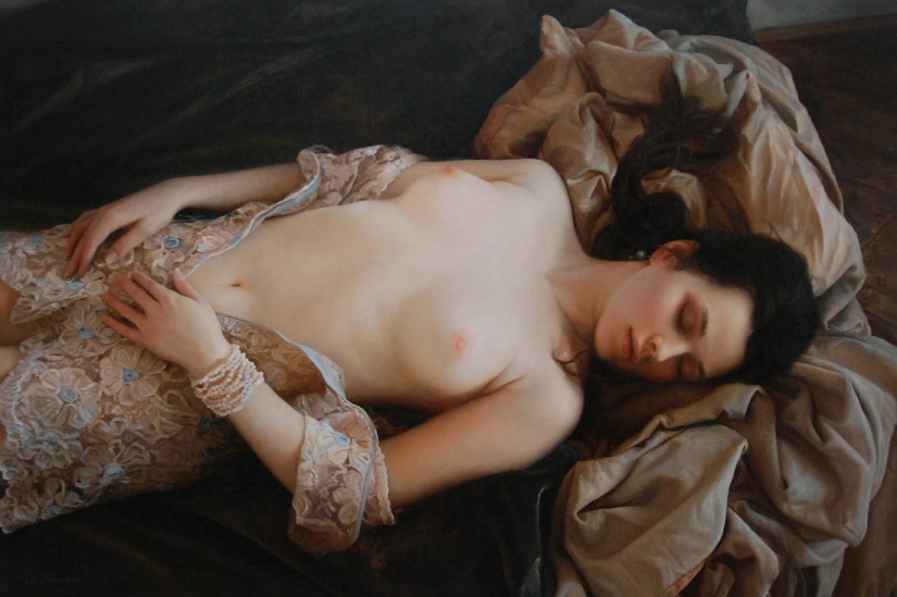 20 pinturas increíblemente realistas que celebran la belleza y el encanto femenino 20 pinturas increíblemente realistas que celebran la belleza y el encanto femenino