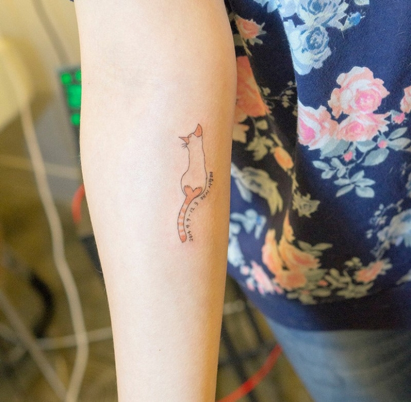 20 tatuajes minimalistas para amantes de los gatos 20 tatuajes minimalistas para amantes de los gatos