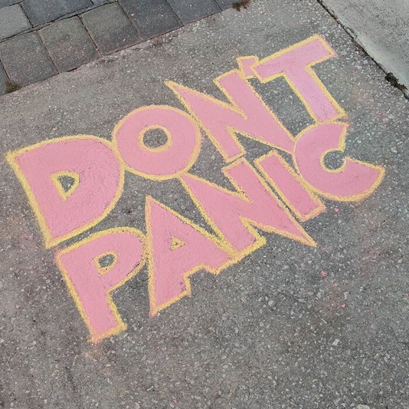 25 funny and relevant chalk drawings on asphalt