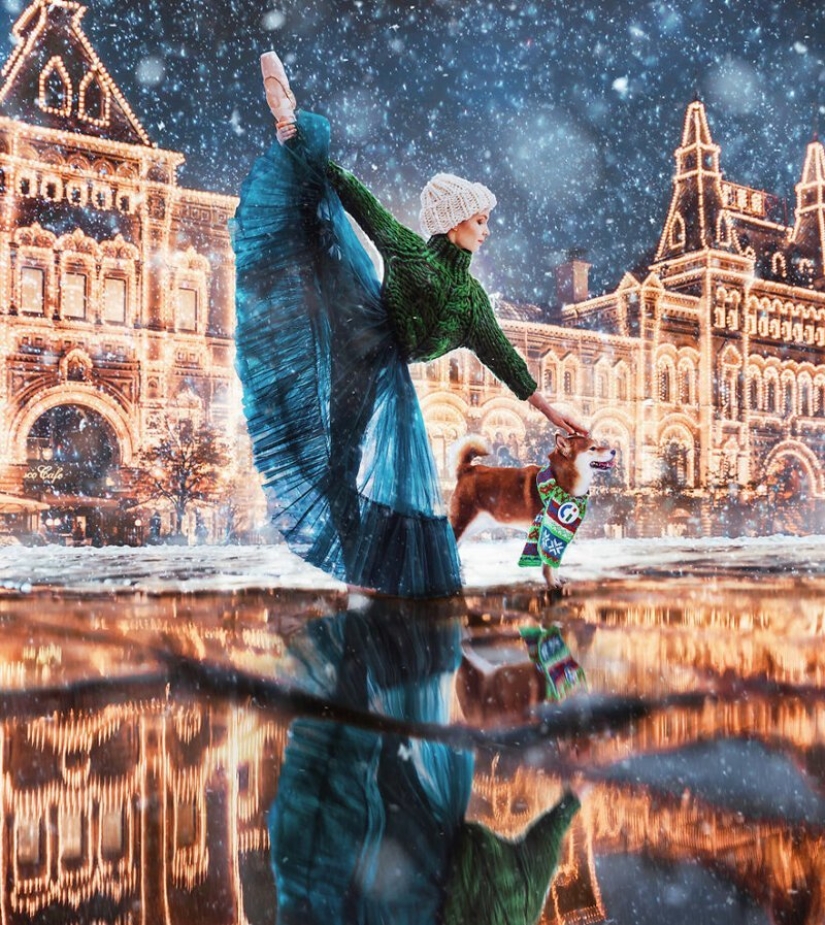 25 incredible photos of New Year's Eve Moscow from the sorceress Kristina Makeeva