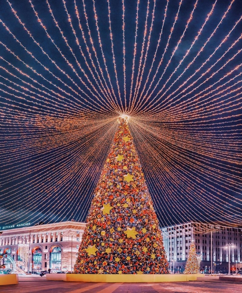 25 incredible photos of New Year's Eve Moscow from the sorceress Kristina Makeeva