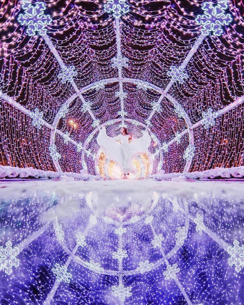 25 incredible photos of New Year's Eve Moscow from the sorceress Kristina Makeeva
