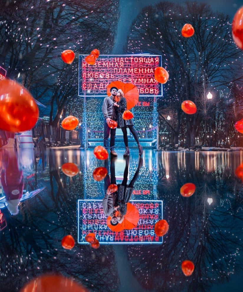 25 incredible photos of New Year's Eve Moscow from the sorceress Kristina Makeeva