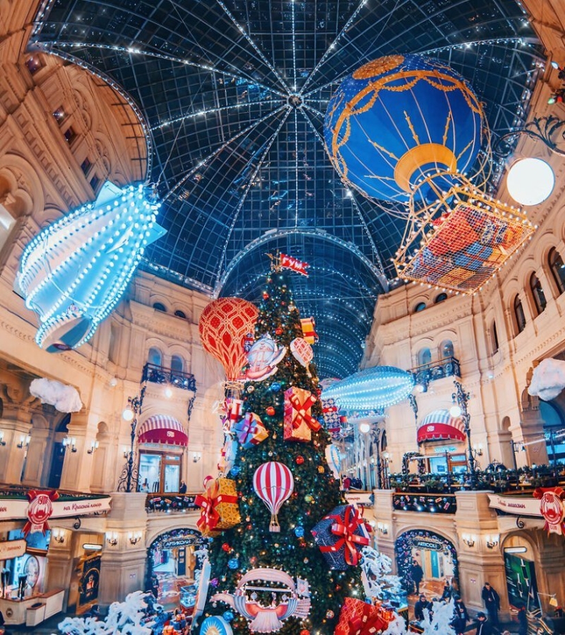 25 incredible photos of New Year's Eve Moscow from the sorceress Kristina Makeeva