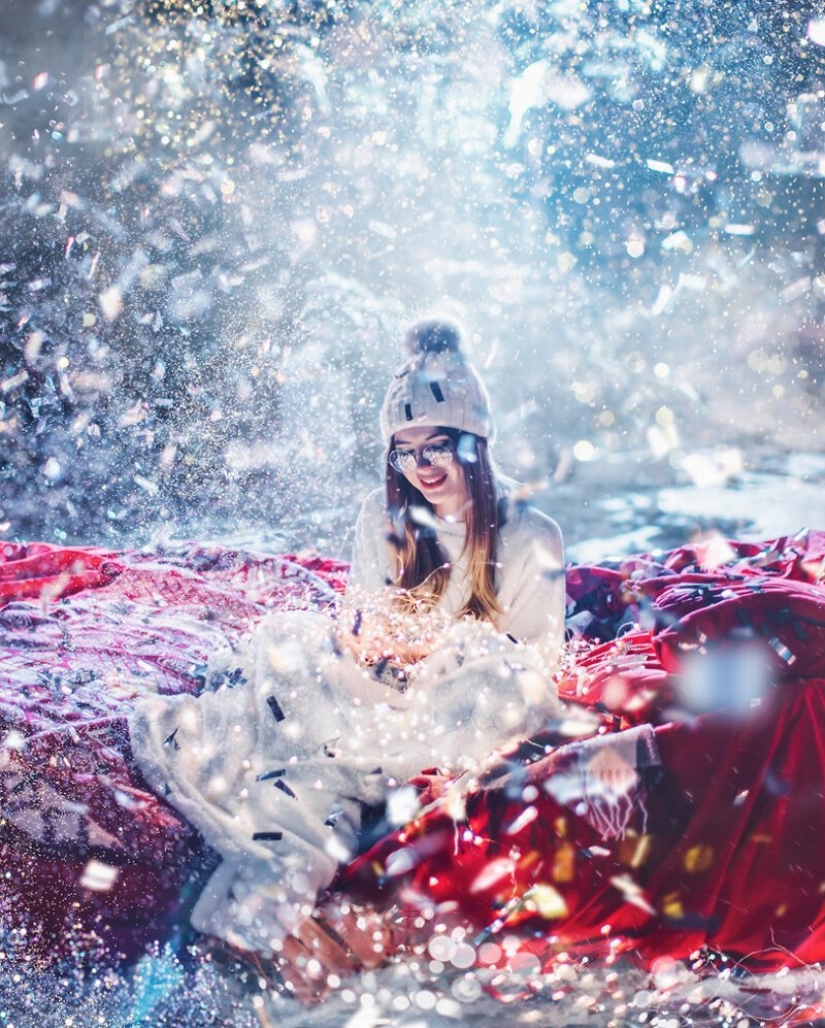25 incredible photos of New Year's Eve Moscow from the sorceress Kristina Makeeva