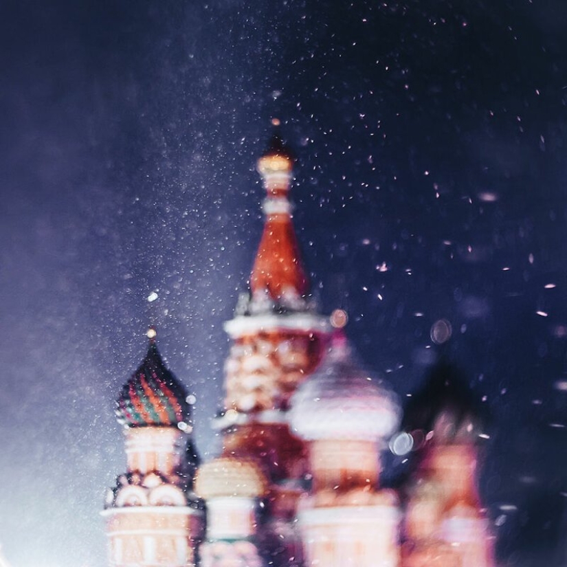 25 incredible photos of New Year's Eve Moscow from the sorceress Kristina Makeeva