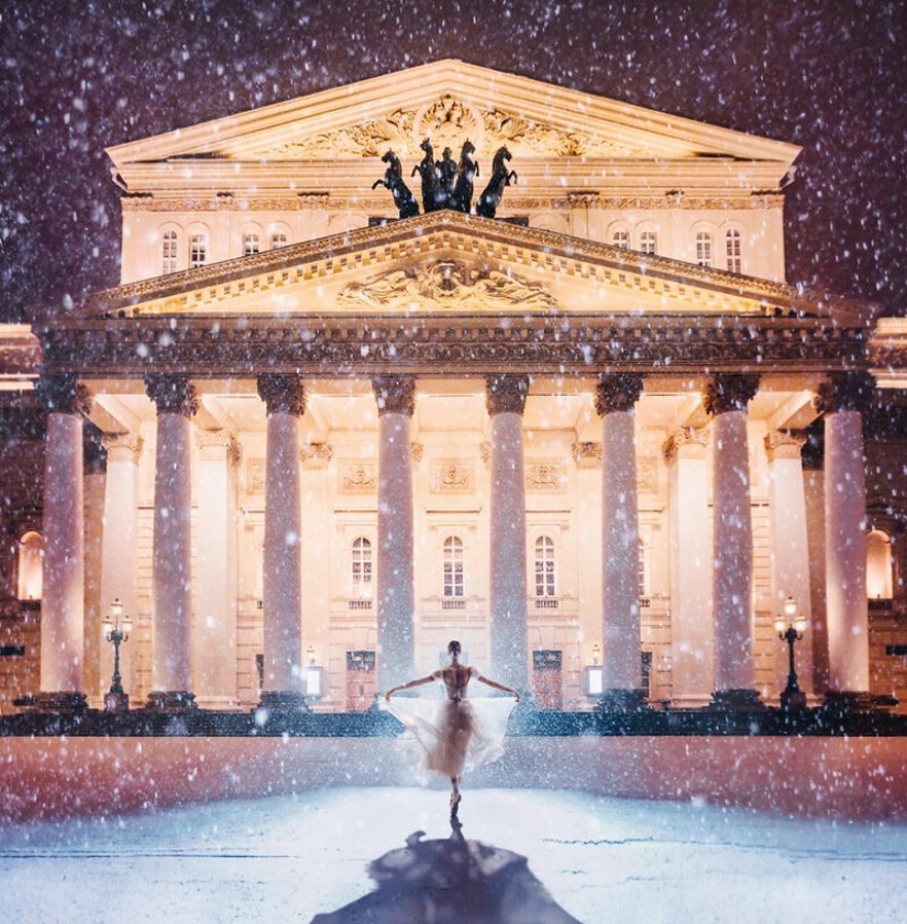 25 incredible photos of New Year's Eve Moscow from the sorceress Kristina Makeeva