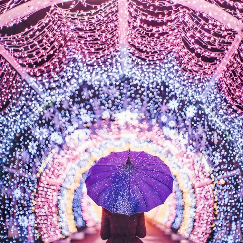 25 incredible photos of New Year's Eve Moscow from the sorceress Kristina Makeeva