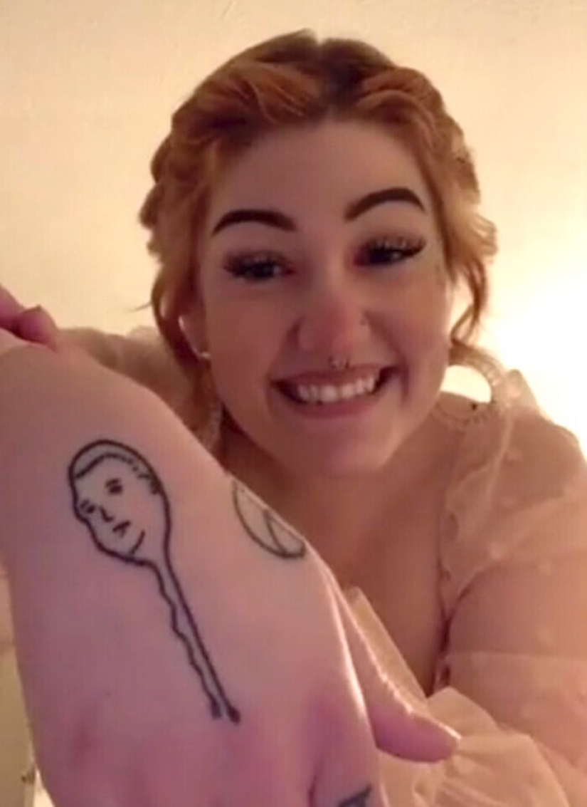 25 of the lucky winners in the competition for the stupid tattoo