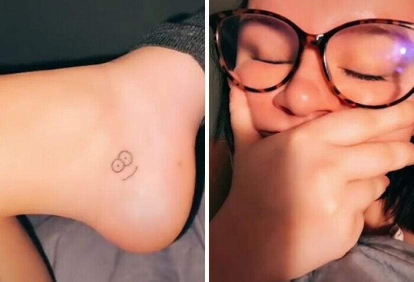25 of the lucky winners in the competition for the stupid tattoo