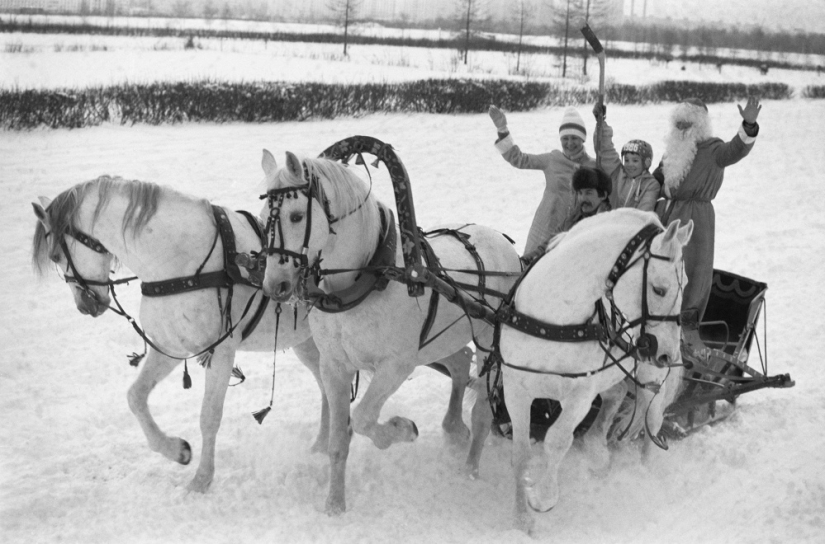 26 fotos con Papá Noel soviético de los años 80