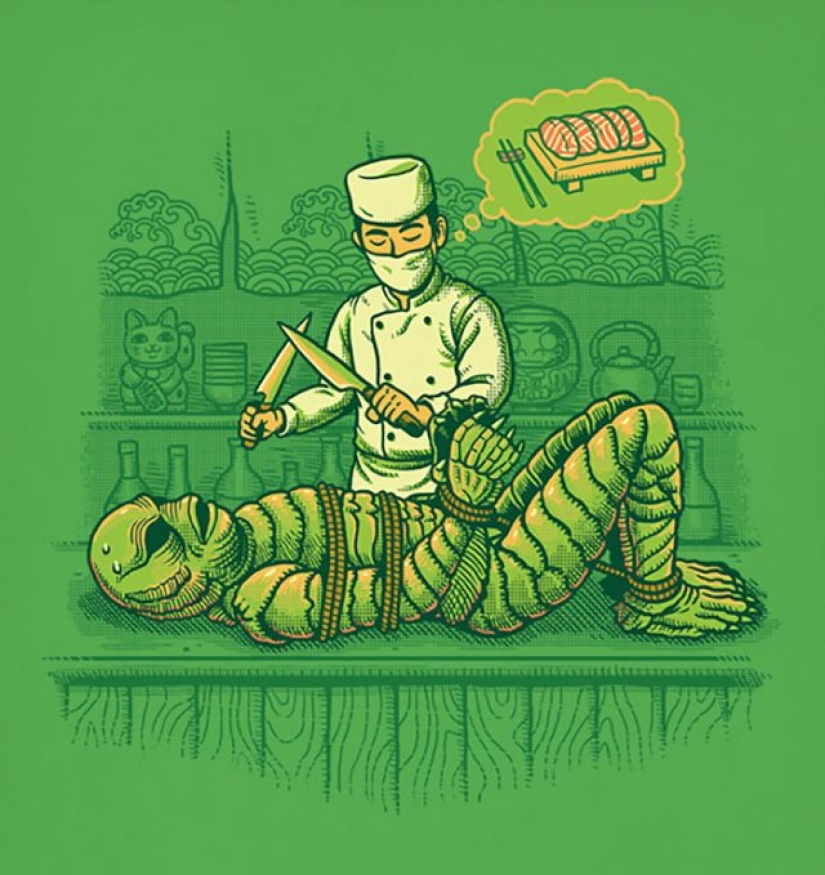 27 smart illustrations inspired by pop culture elements