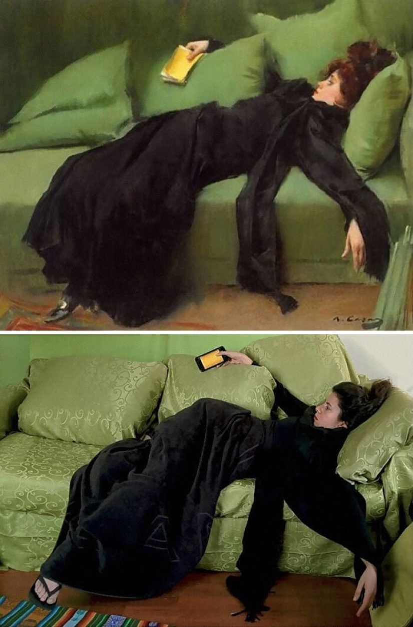 30 best quarantine remakes of Famous ISO-Isolation paintings