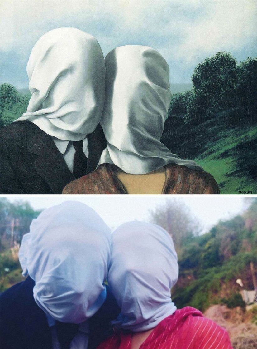 30 best quarantine remakes of Famous ISO-Isolation paintings
