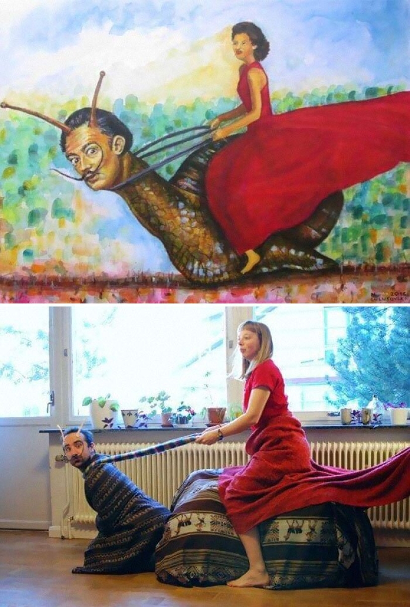 30 best quarantine remakes of Famous ISO-Isolation paintings