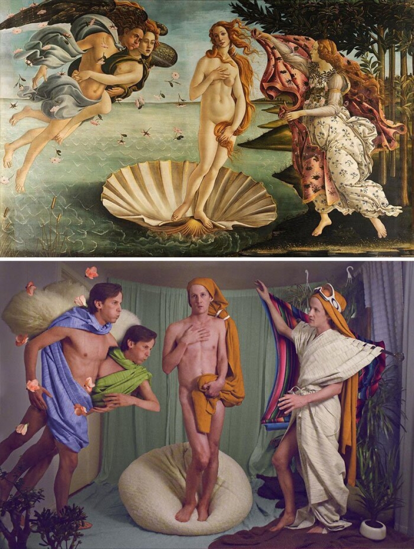 30 best quarantine remakes of Famous ISO-Isolation paintings