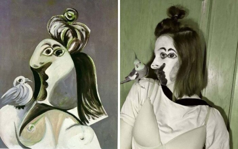 30 best quarantine remakes of Famous ISO-Isolation paintings