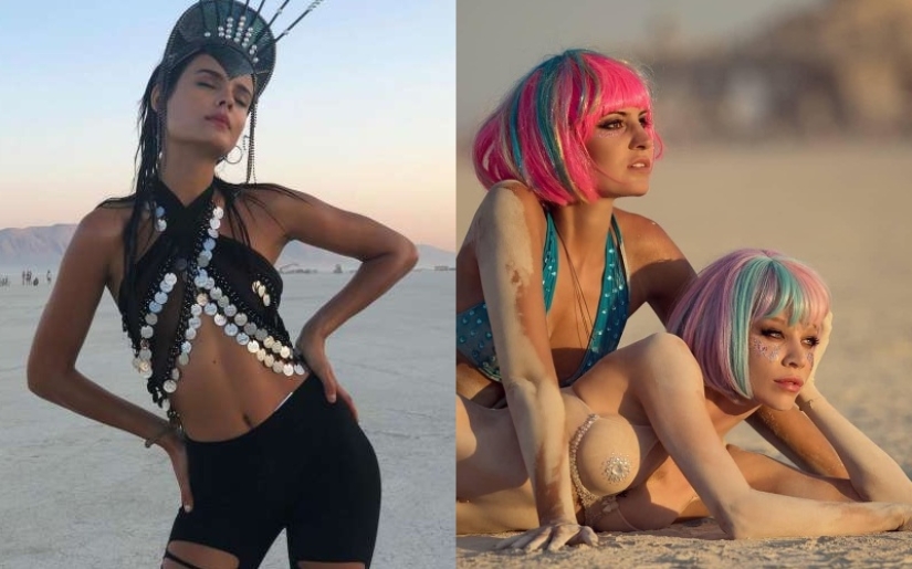 35 fotos de chicas calientes del festival Burning Man igualmente caliente-2019