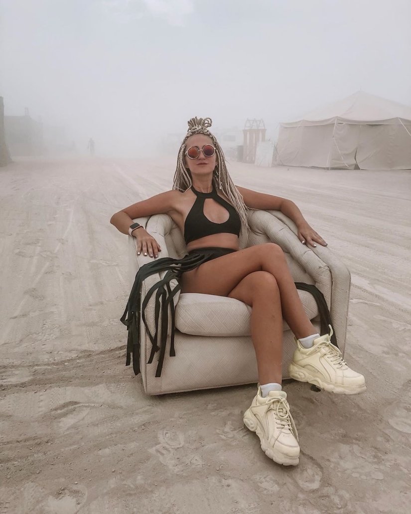 35 fotos de chicas calientes del festival Burning Man igualmente caliente-2019