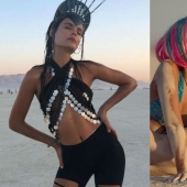 35 photos of hot girls from the equally hot Burning Man festival-2019