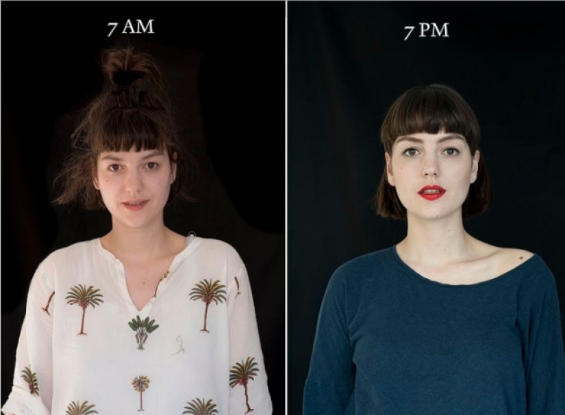 "7 am — 7 pm" : qué tan diferente se ve una persona