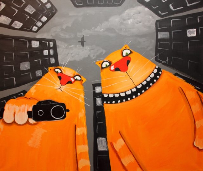 8 funniest cats in contemporary Russian art 8 funniest cats in contemporary Russian art