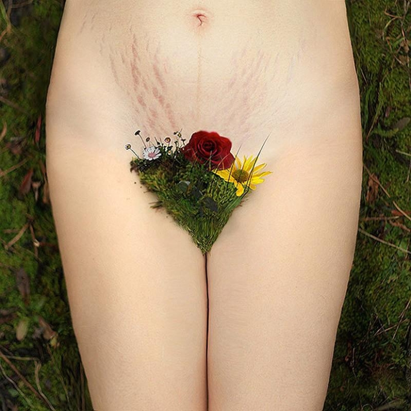 9 ages of women in a French photographer's photo project
