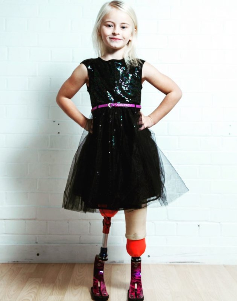 9-year-old model without legs took to the catwalk at New York Fashion Week