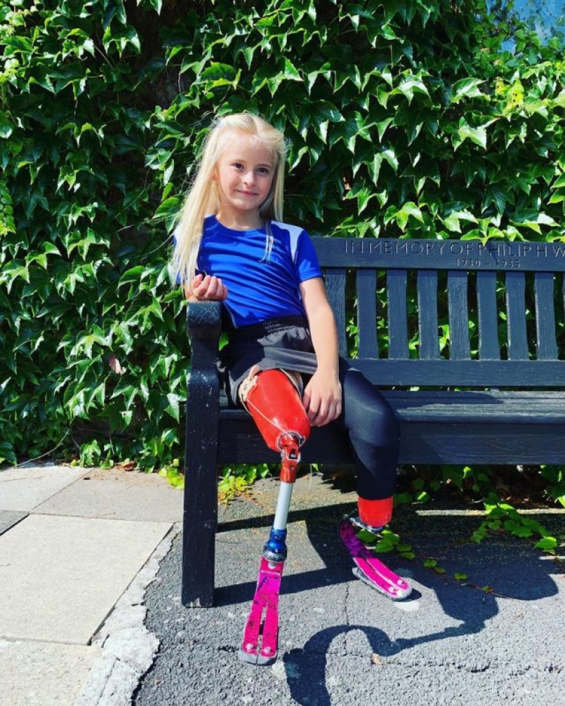 9-year-old model without legs took to the catwalk at New York Fashion Week
