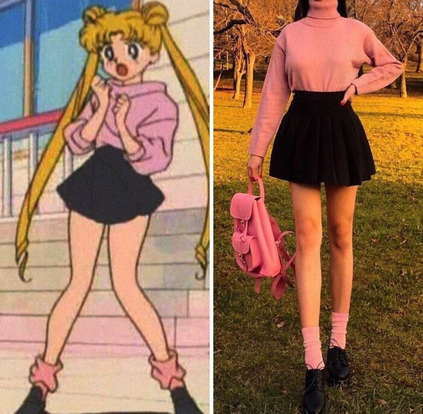 A 23-year-old resident of Hungary recreates the outfits of pop characters