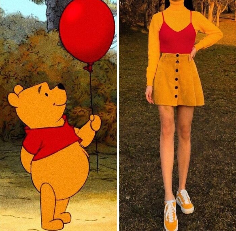 A 23-year-old resident of Hungary recreates the outfits of pop characters