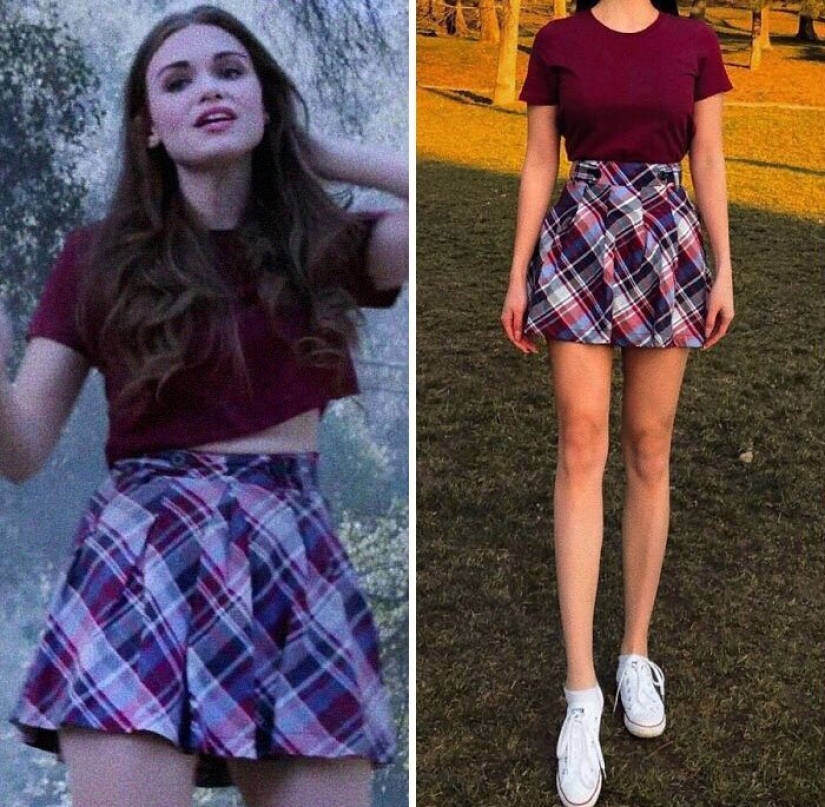 A 23-year-old resident of Hungary recreates the outfits of pop characters