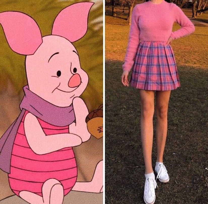 A 23-year-old resident of Hungary recreates the outfits of pop characters
